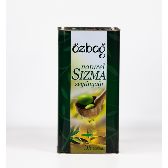 Soğuk Sıkım Natürel Sızma Zeytinyağı 5 Lt.