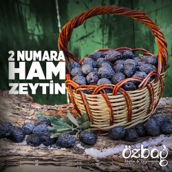 2 No Ham Siyah Zeytin Gemlik 3 Kg.